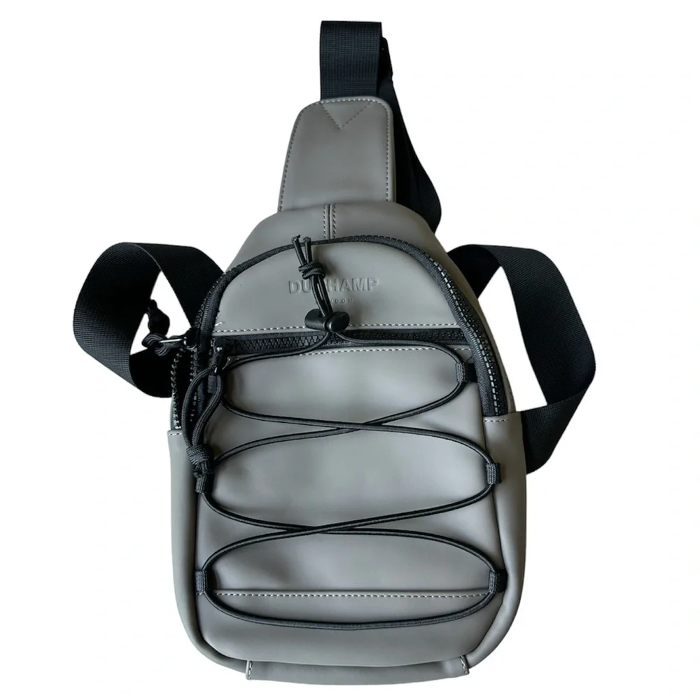 Duchamp Rubberized Sling Bag New